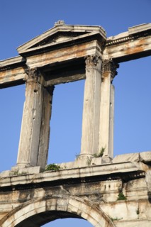 The Arch of Hadrian, Athens, Greece. Artist: Samuel Magal