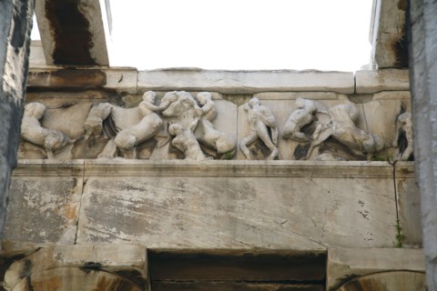 The Temple of Hephaistos in the Greek Agora in Athens, Greece. Artist: Samuel Magal