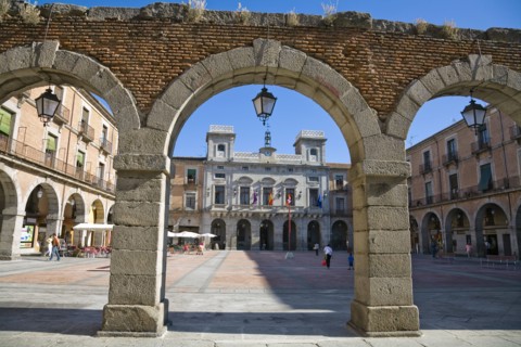 Mercado Chico Square, Avila, Spain, 2007. Artist: Samuel Magal