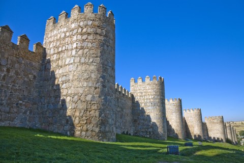 The walls of Avila, Spain, 2007. Artist: Samuel Magal