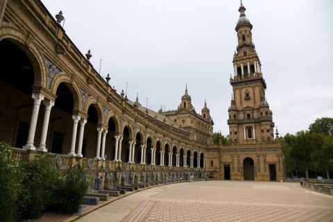 Plaza de Espana, Seville, Andalusia, Spain, 2007. Artist: Samuel Magal