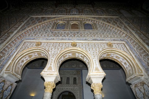 Multifoil arch, the Alcazar, Seville, Andalusia, Spain, 2007. Artist: Samuel Magal