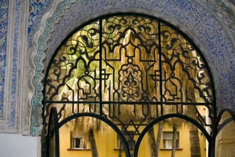 Interior, the Alcazar, Seville, Andalusia, Spain, 2007. Artist: Samuel Magal