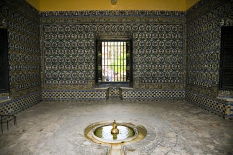 Interior, the Alcazar, Seville, Andalusia, Spain, 2007.  Artist: Samuel Magal
