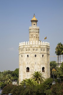 Torre del Oro (Golden Tower), Seville, Andalusia, Spain, 2007. Artist: Samuel Magal
