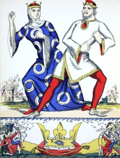 Stephen and Matilda, rivals for the crown of England, (1932). Artist: Rosalind Thornycroft