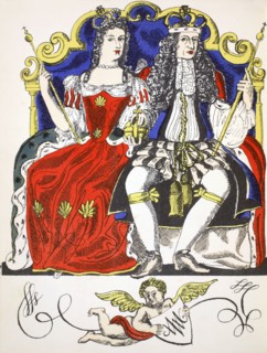 William III and Mary II, King and Queen of Great Britain and Ireland from 1688, (1932). Artist: Rosalind Thornycroft