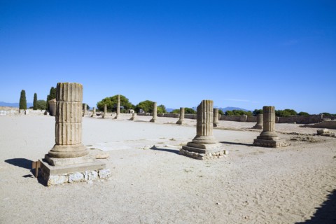 The forum in the Roman city of Emporiae, Empuries, Spain, 2007. Artist: Samuel Magal