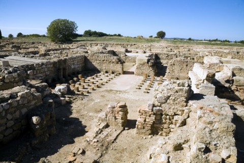 House I in the Roman city of Emporiae, Empuries, Spain, 2007. Artist: Samuel Magal