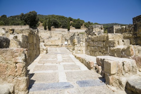 A ramped street in Madinat al-Zahara (Medina Azahara), Spain, 2007. Artist: Samuel Magal