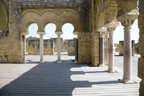 The upper basilica in Madinat al-Zahara (Medina Azahara), Spain, 2007. Artist: Samuel Magal