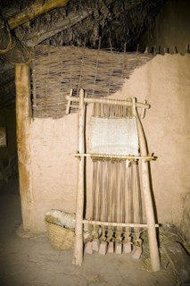 Inside a Celtiberian house in Numantia (Numancia), Spain, 2007. Artist: Samuel Magal