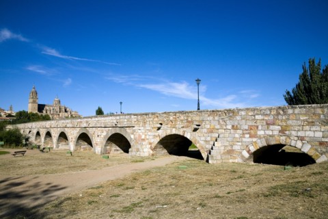 A Roman bridge in Salamanca, Spain, 2007. Artist: Samuel Magal
