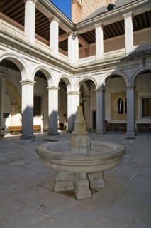 The Arms Courtyard (Patio de Armas) in the Alcazar of Segovia, Segovia, Spain, 2007. Artist: Samuel Magal
