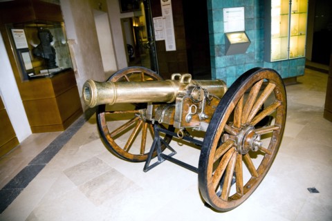 A culverin in the Royal Artillery Hall in the Alcazar of Segovia, Segovia, Spain, 2007. Artist: Samuel Magal