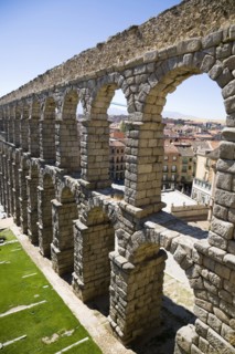 The Aqueduct of Segovia (Acueducto de Segovia), Segovia, Spain, 2007. Artist: Samuel Magal