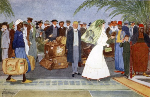 'Globe Trotters', 1908.  Artist: Lance Thackeray
