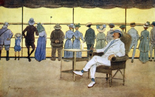 'Sun Worshippers', 1908.  Artist: Lance Thackeray