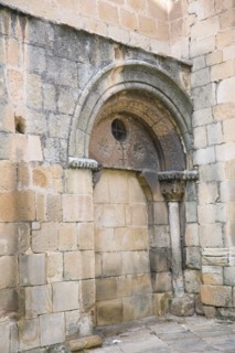 Blind door, Church of San Juan de Rabanera, Soria, Spain, 2007.  Artist: Samuel Magal