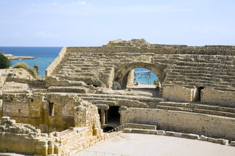 Roman amphitheatre, Tarragona, Catalonia, Spain, 2007. Artist: Samuel Magal