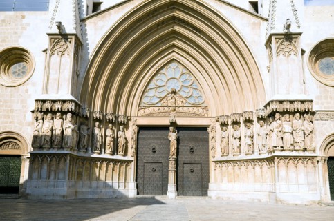 Entrance of Tarragona Cathedral, Catalonia, Spain, 2007. Artist: Samuel Magal