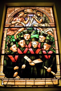 Stained glass, Toledo Cathedral, Spain, 2007. Artist: Samuel Magal