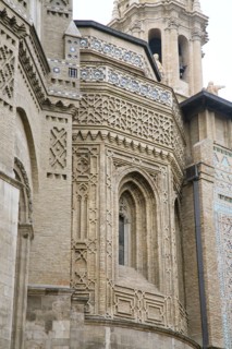 Exterior detail, La Seo Cathedral, Zaragoza, Spain, 2007. Artist: Samuel Magal