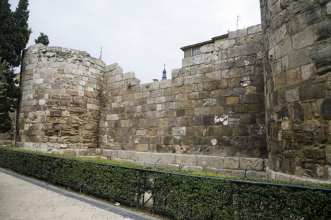 Roman walls, Zaragoza, Spain, 2007. Artist: Samuel Magal