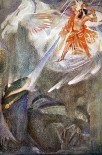 'Mighty was he to look upon', 1916.  Artist: Evelyn Paul