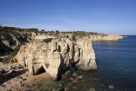 Coastal view, Algarve, Portugal, 2009. Artist: Samuel Magal