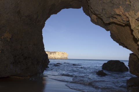 Coastal view, Algarve, Portugal, 2009. Artist: Samuel Magal