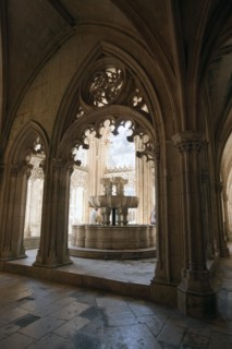 Fountain, Cloister of King John I, Monastery of Batalha, Batalha, Portugal, 2009. Artist: Samuel Magal