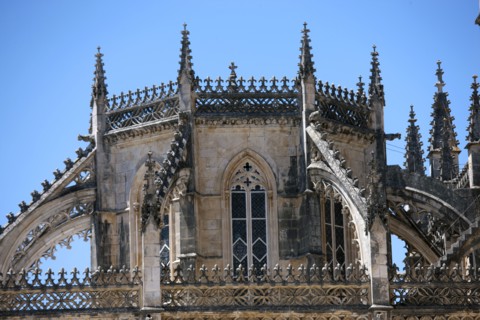 Upper part of the Founder's Chapel, Monastery of Batalha, Batalha, Portugal, 2009. Artist: Samuel Magal