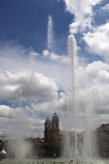 Fountain in Republic Square, Braga, Portugal, 2009. Artist: Samuel Magal