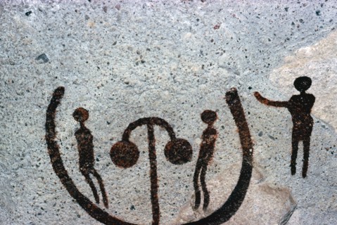 Bronze Age rock carvings, Kivik, Scania, Sweden. Artist: Unknown