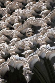 Manueline decoration, cloister of King John I, Monastery of Batalha, Batalha, Portugal, 2009. Artist: Samuel Magal