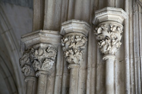 Architectural detail, Monastery of Batalha, Batalha, Portugal, 2009. Artist: Samuel Magal