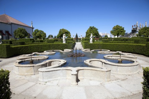 Pond in the Garden of the Episcopal Palace, Castelo Branco, Portugal, 2009.  Artist: Samuel Magal