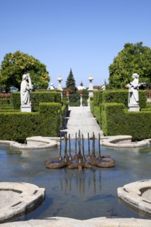 Pond in the Garden of the Episcopal Palace, Castelo Branco, Portugal, 2009.  Artist: Samuel Magal