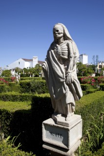'Death', statue in the Garden of the Episcopal Palace, Castelo Branco, Portugal, 2009. Artist: Samuel Magal