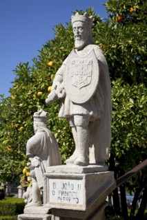 John II, Stairs of the Kings, Garden of the Episcopal Palace, Castelo Branco, Portugal, 2009.  Artist: Samuel Magal
