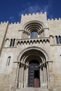 West facade of the Old Cathedral of Coimbra, Portugal, 2009. Artist: Samuel Magal