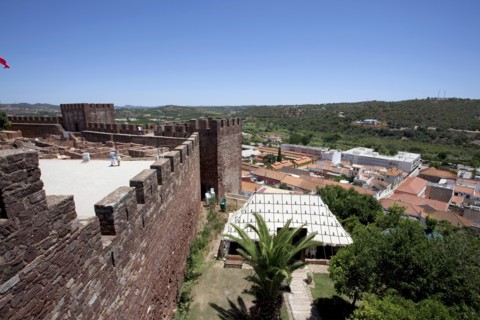 Silves Castle and the surrounding landscape, Silves, Portugal, 2009. Artist: Samuel Magal