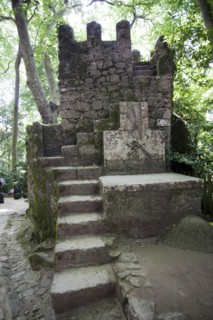 A memorial in the Castelo dos Mouros, Sintra, Portugal, 2009. Artist: Samuel Magal