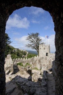 The keep of the Castelo dos Mouros, Sintra, Portugal, 2009. Artist: Samuel Magal