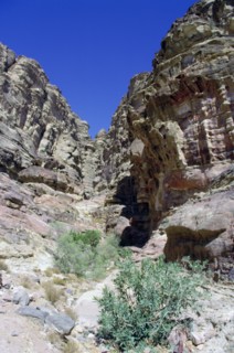 Walk to El Deir (the Monastery), Petra, Jordan.