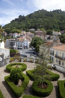 A view from the garden of Sintra National Palace, Sintra, Portugal, 2009. Artist: Samuel Magal