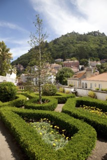 A view from the garden of Sintra National Palace, Sintra, Portugal, 2009. Artist: Samuel Magal