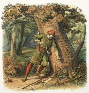 Death of William II of England, 1100 (1864). Artist: James William Edmund Doyle