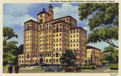 The new YMCA building, Houston, Texas, USA, 1940. Artist: Unknown